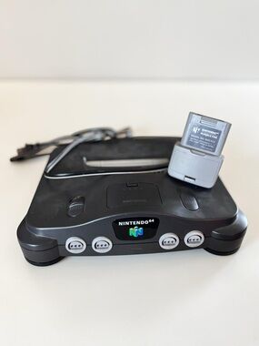 Nintendo 64 Console NUS-001 w Rumble Pak Tested Working